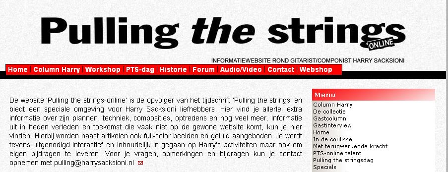 Pulling the Strings